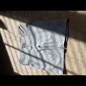 TNA aritzia grey biker shorts.